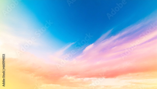 watercolor gradient pastel background clouds abstract wallpaper heaven  photo