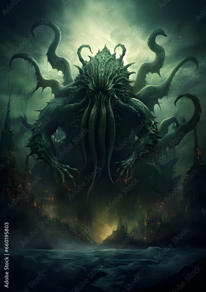 cthulhu sea monster