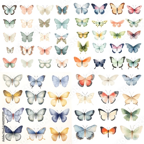 set of butterflies © Andrej