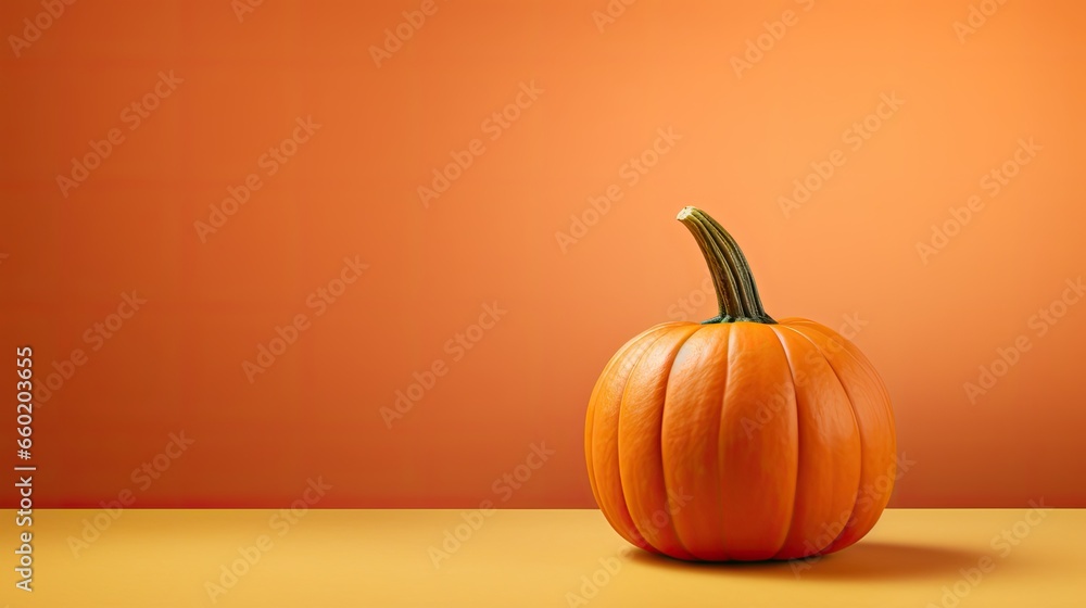 a pumpkin on a table a pumpkin on a table