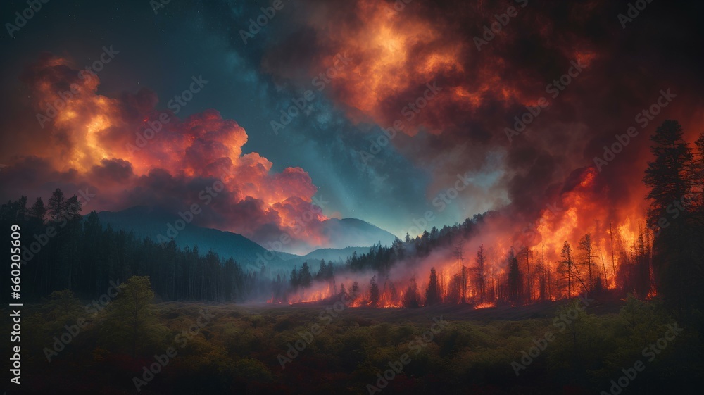  Forest in Flames