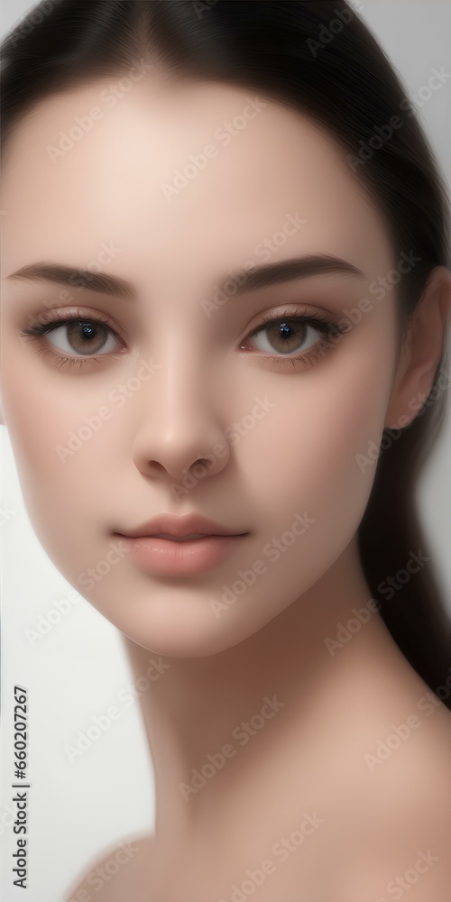 Beautiful Natural skincare model image Beautiful Natural skincare model image