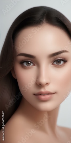 Beautiful Natural skincare model image