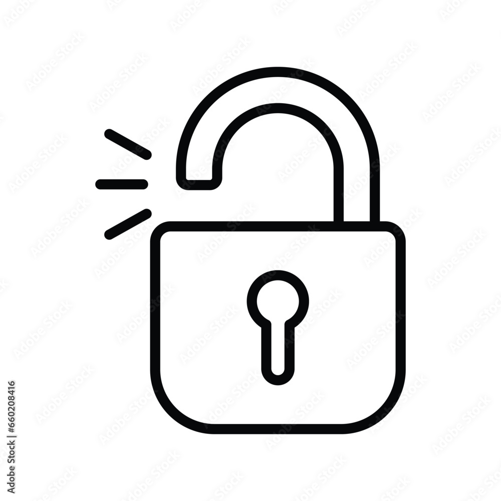 Padlock icon design, illustration design Padlock icon design, illustration design