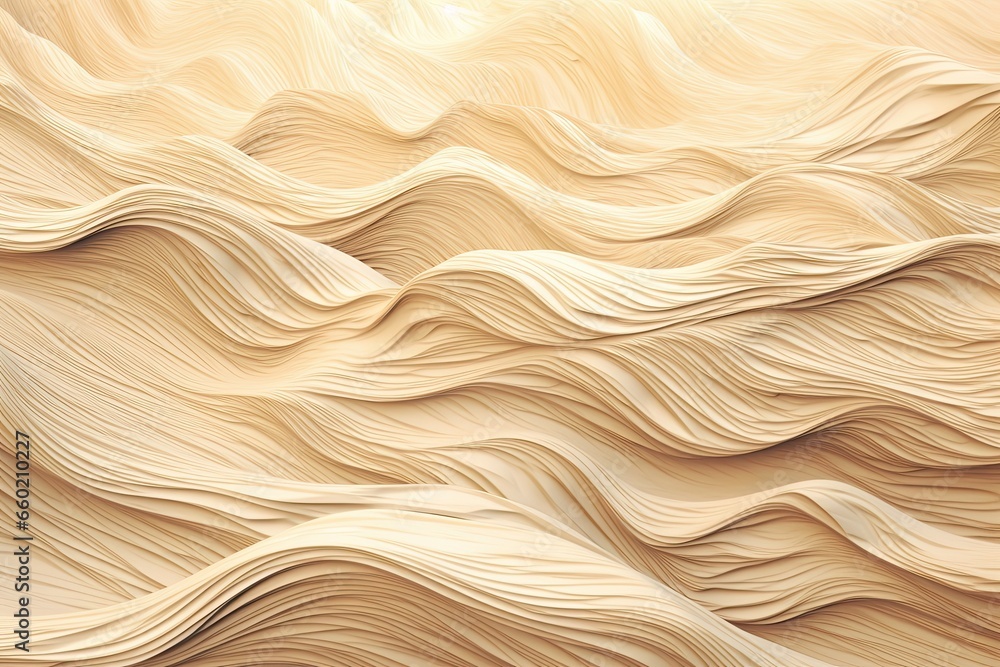 Obraz premium Abstract Lines Background: Unveiling the Harmonious Interplay of Wind Currents in the Atmosphere, generative AI