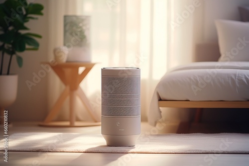 Air purifier Give the room a minimalist style photo