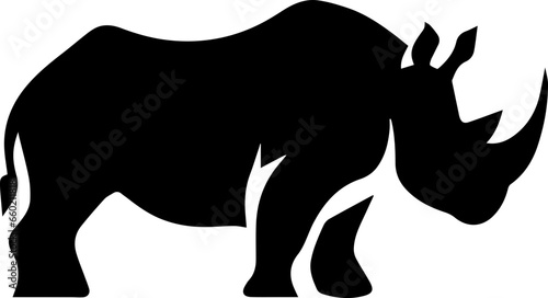 Rhinoceros Vector Logo Icon Or Symbol