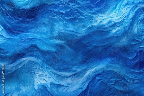 Blue Abstract Background: Serene Ocean Depths Inspiring Tranquility, generative AI