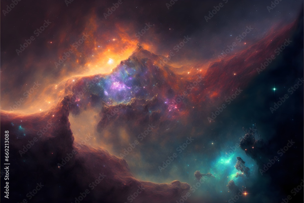 space nebula universe ultra sharpness hyperrealistic 8K 