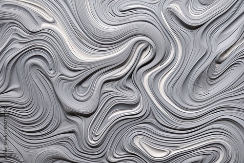 Grey Abstract Background: Swirling Pattern with a Variety of Grey Tones, generative AI
