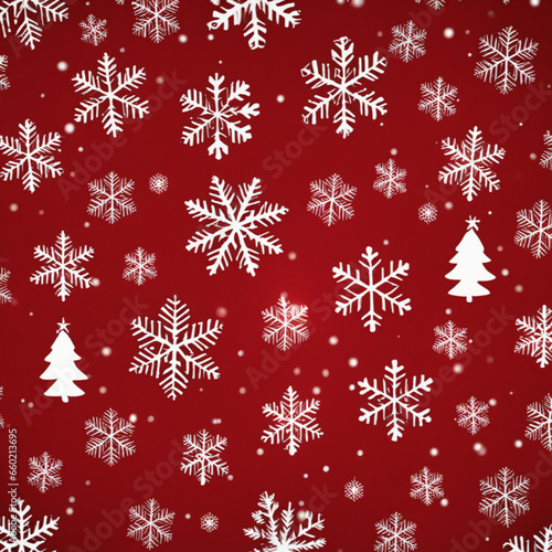 Wallpaper Mural christmas background with snowflakes, Generative AI Torontodigital.ca