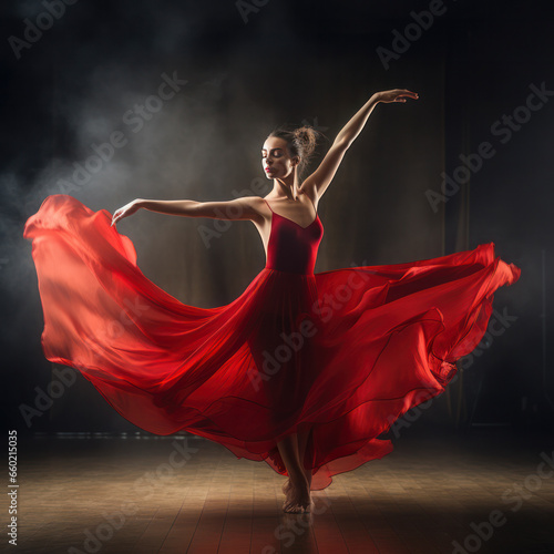 ballet dancer on stage.