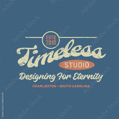 Vintage Graphic Design Studio Logo Badge