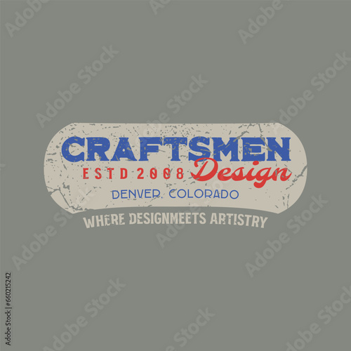 Vintage Graphic Design Studio Logo Badge