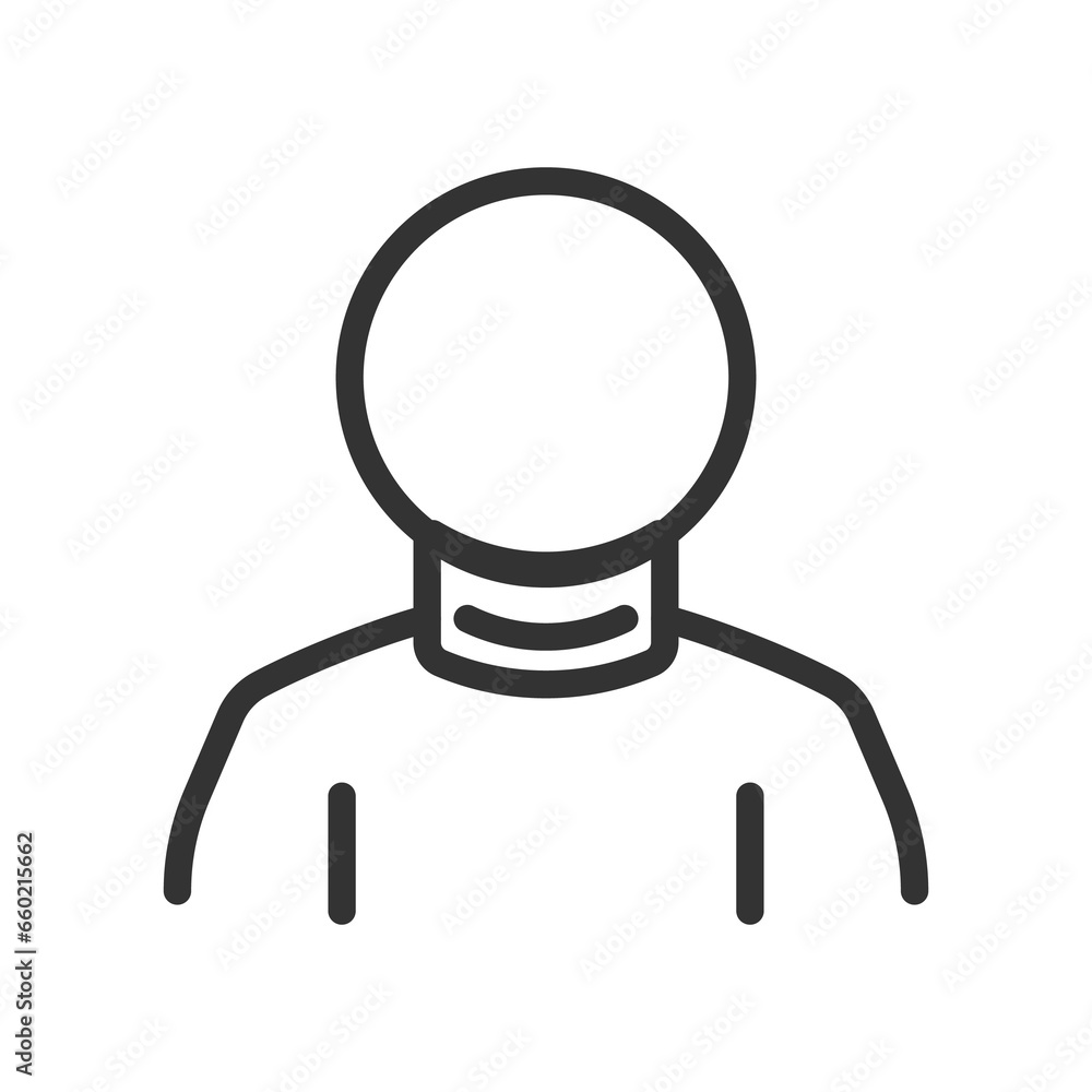 Vector illustration of neck brace icon in dark color and transparent background(png). Vector illustration of neck brace icon in dark color and transparent background(png).