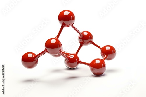structure of a molecule AI Generative 
