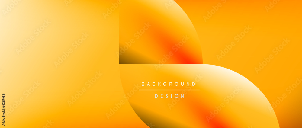 Obraz premium Bright color circle and round element minimal geometric abstract background for posters, covers, banners, brochures, websites