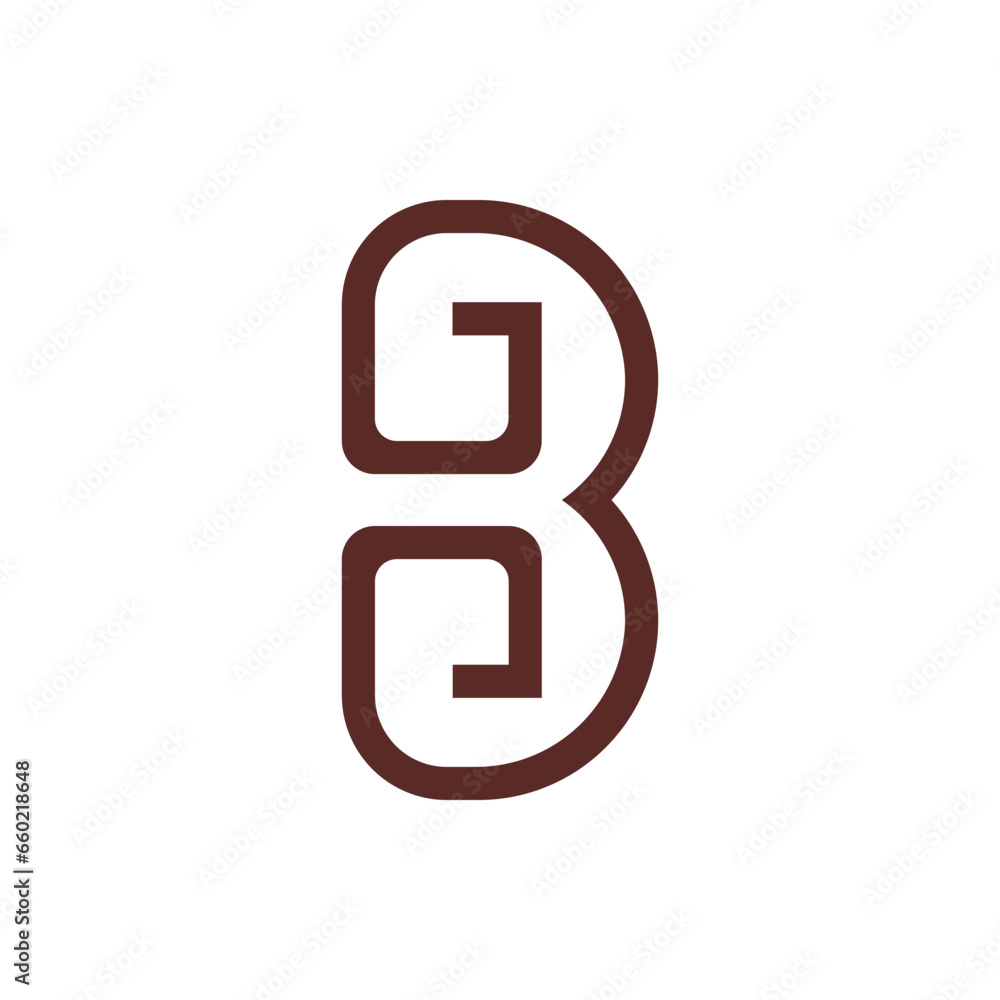 Monogram initial b letter mark logo design. Monogram design vector b logo. Monogram initial letter mark b logo. Design simple b monogram Monogram initial b letter mark logo design. Monogram design vector b logo. Monogram initial letter mark b logo. Design simple b monogram