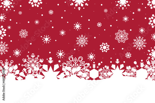 Winter background white snowflakes falling Christmas and new year