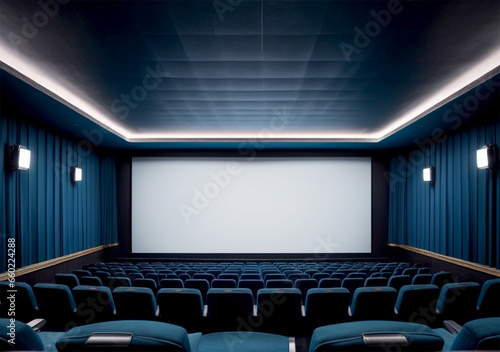 Mockup of a movie theater