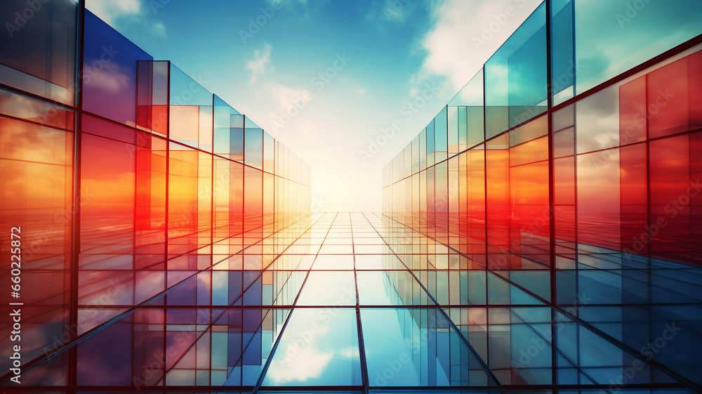 glass windows of office buildings in economic cities glass windows of office buildings in economic cities
