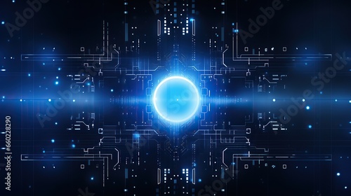 digital abstract background Circuit chip concept