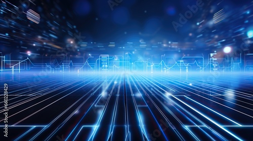 Wallpaper Mural digital abstract background Circuit chip concept Torontodigital.ca