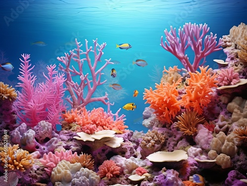 coral reef and fishes © awalcreative