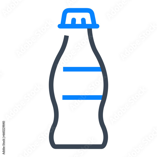 Bottle drink icon symbol vector image. Illustration of the drink water bottle glass design image