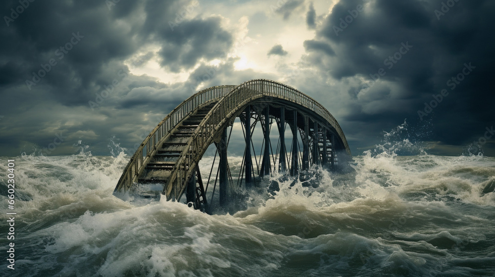 Obraz premium A Bridge Over Troubled Water 2