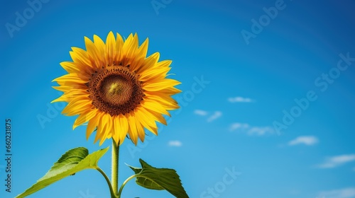 sunflower  blue sky  floral catalogs  summer-themed promotions