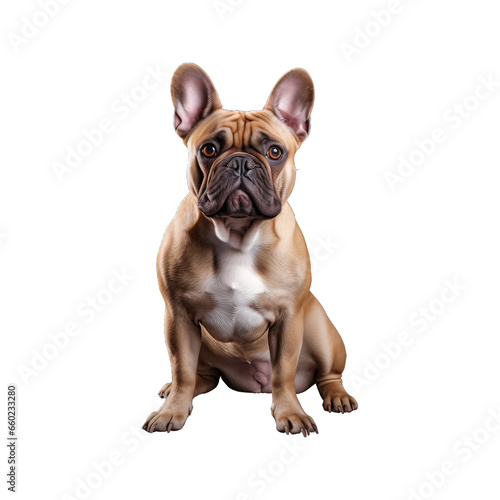 French Bulldog  full body  no shadows  maximum details  sharpness in the entire image 
