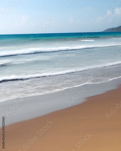 waves on the beach