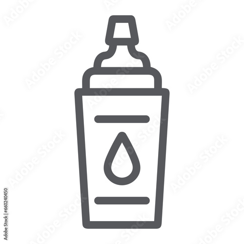 Bottle drink icon symbol vector image. Illustration of the drink water bottle glass design image