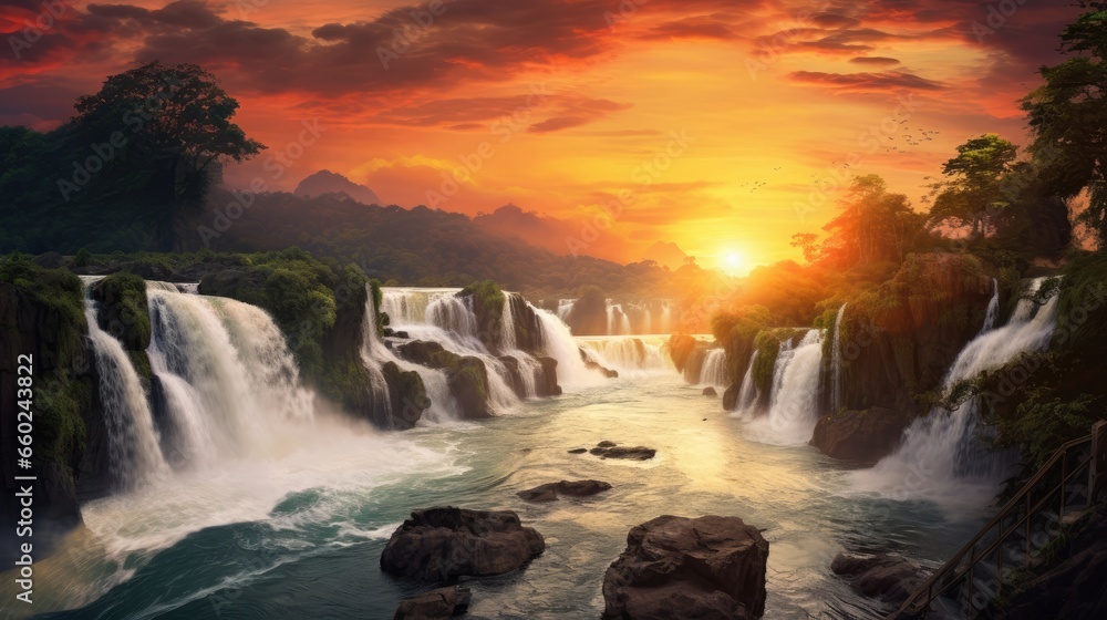 Deatan Waterfall, Vietnam