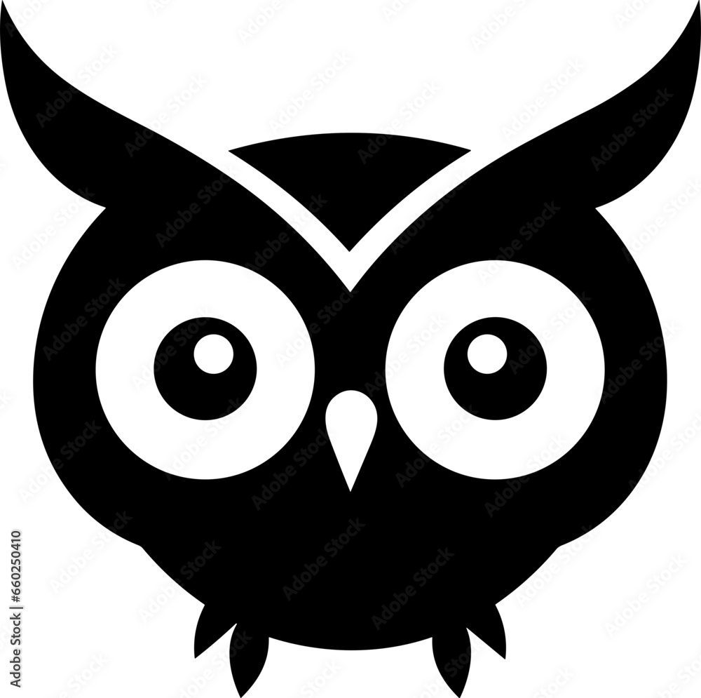 Obraz premium Owl Icon Illustration