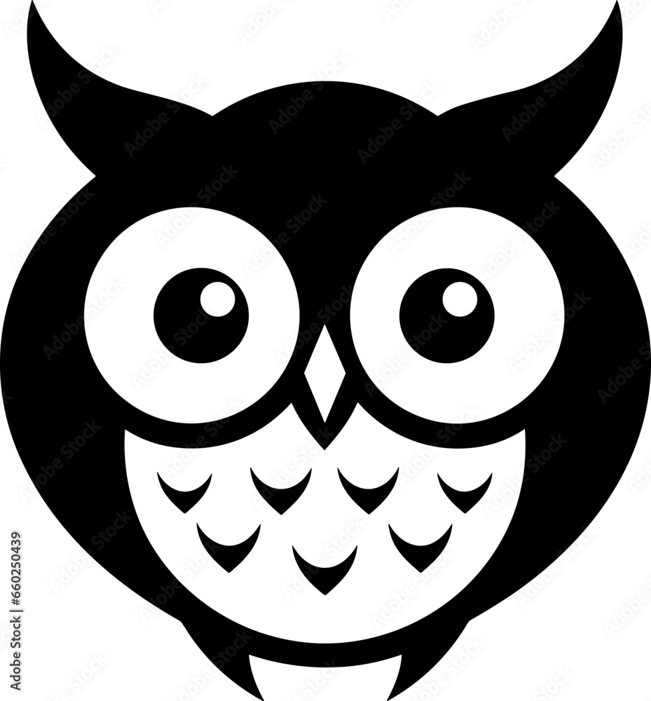 Owl Icon Illustration Owl Icon Illustration