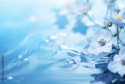 flowers on the water