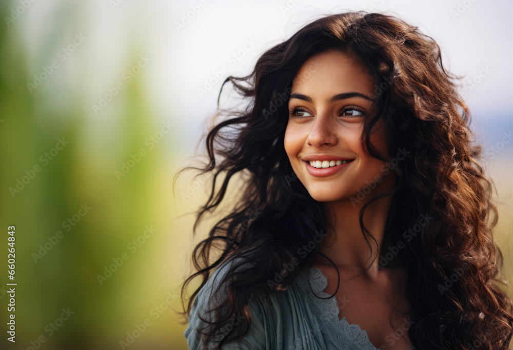 Portrait of a multiethnic woman