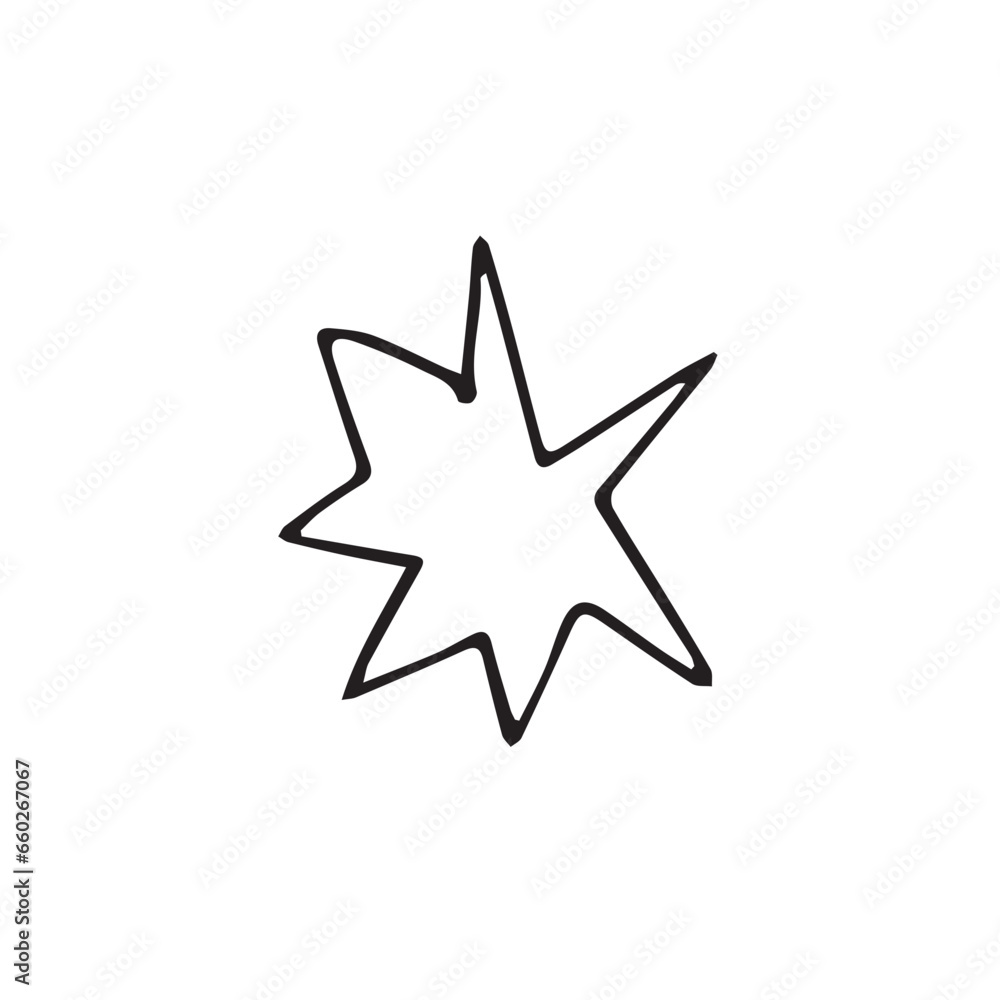 Retro Abstract Hand Drawn Shapes Organic line Retro Abstract Hand Drawn Shapes Organic line