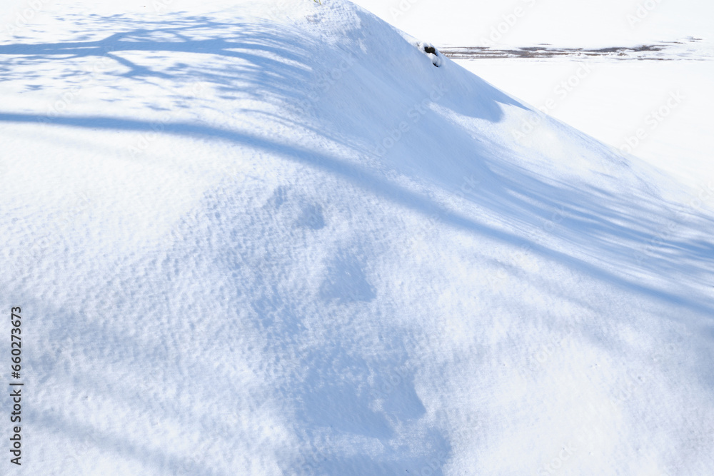 ふかふかした新雪