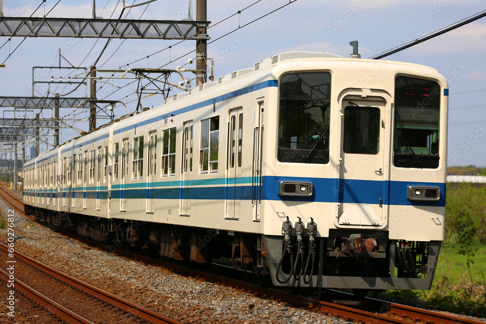 通勤電車 東武8000系 東上線 越生線