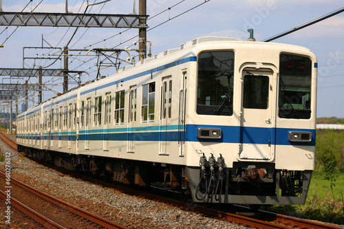 通勤電車 東武8000系 東上線 越生線