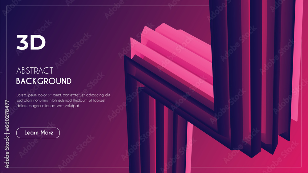 Obraz premium Red color 3d abstract fluid abstract background