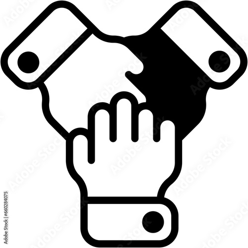 Vector Icon Teamwork, Sport Team, Team, Hand, United, Hands