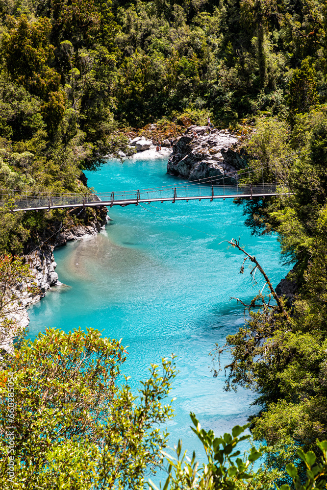Obraz premium Hokitika Gorge in New Zealand.
