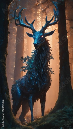 The Wendigo is a monster that lives in the forest  photo