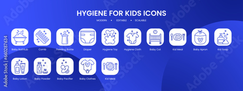 Hygiene icon collection with black filled line outline style. hygiene, clean, sign, medical, collection, water, health. Vector Illustration