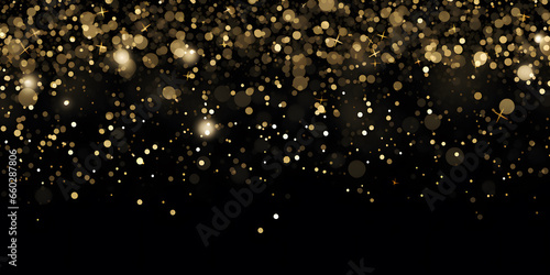 Happy New Year Celebration Sparkles Banner, space for text