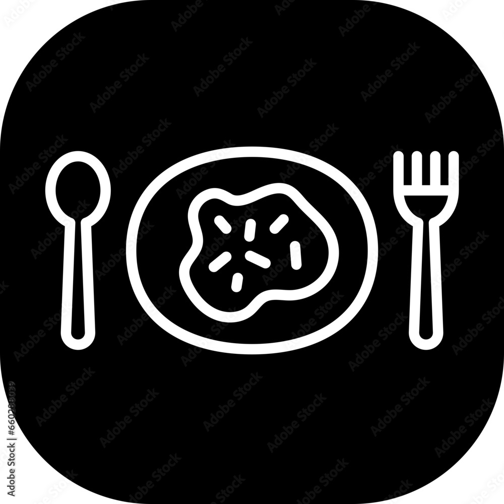 Kid meal hygiene icon with black filled line outline style. meal, food ...